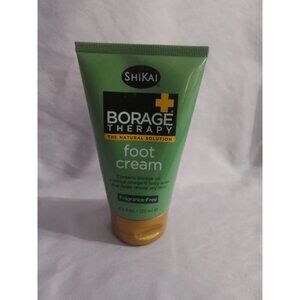 Shikai Borage Therapy Foot Cream, Fragrance-Free, 4.2 fl oz 125 ml